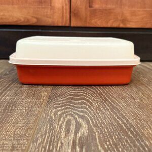 Tupperware Meat Marinade Storage Container - Paprika